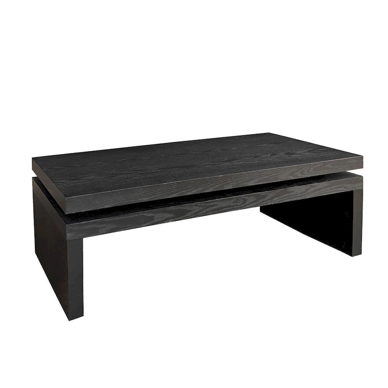 Table basse rectangulaire moderne en bois