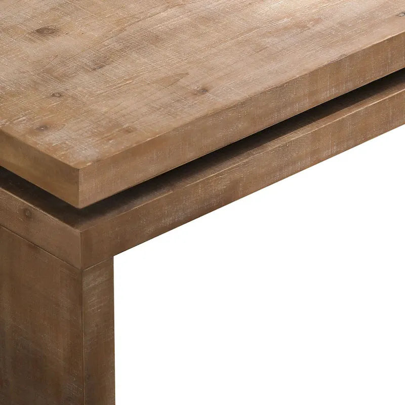 Table basse rectangulaire moderne en bois