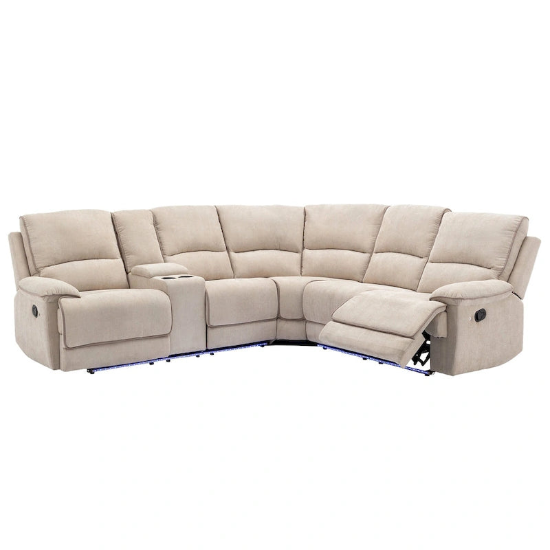 Salon inclinable manuel moderne avec ports USB
