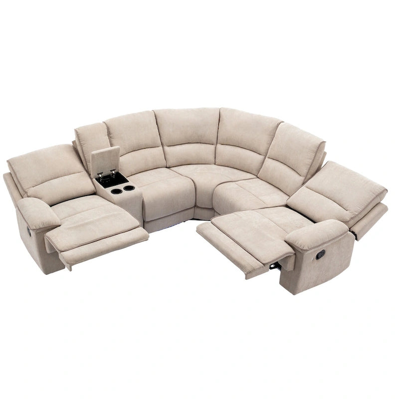 Salon inclinable manuel moderne avec ports USB