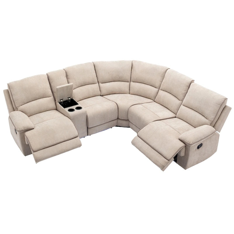 Salon inclinable manuel moderne avec ports USB