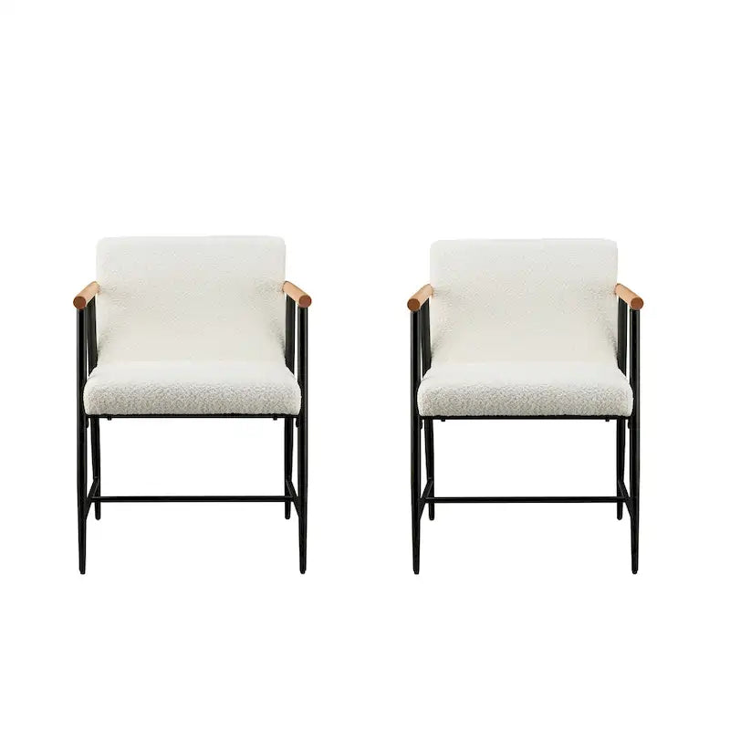 Chaise de salle à manger en tissu