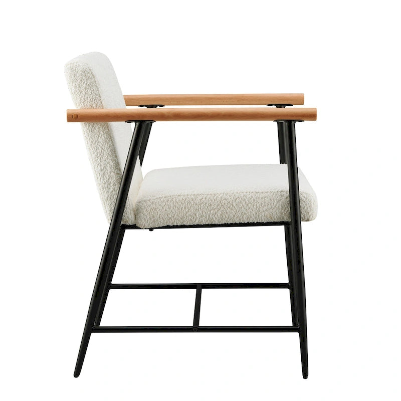 Chaise de salle à manger en tissu
