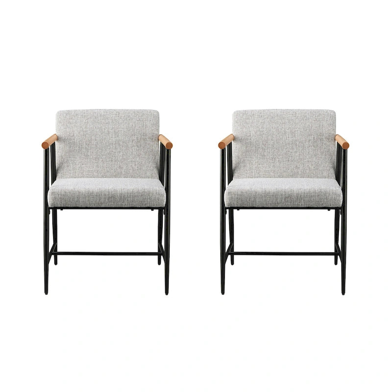 Chaise de salle à manger en tissu