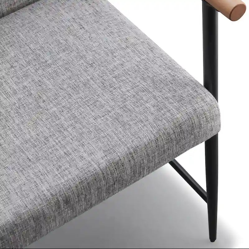Chaise de salle à manger en tissu