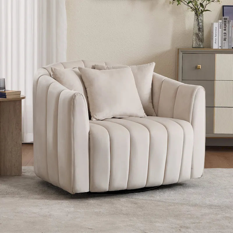 Fauteuil inclinable individuel moderne et pivotant
