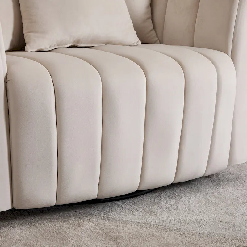 Fauteuil inclinable individuel moderne et pivotant