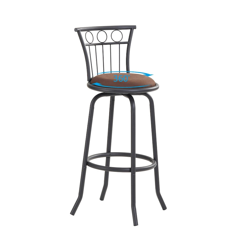 Chaises de table ronde de salle à manger de style moderne