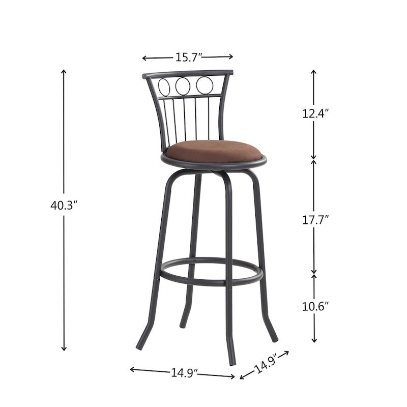 Chaises de table ronde de salle à manger de style moderne