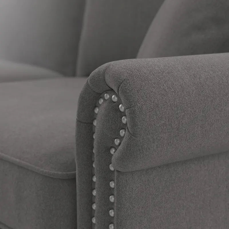 Fauteuil d'appoint de salon avec ottoman