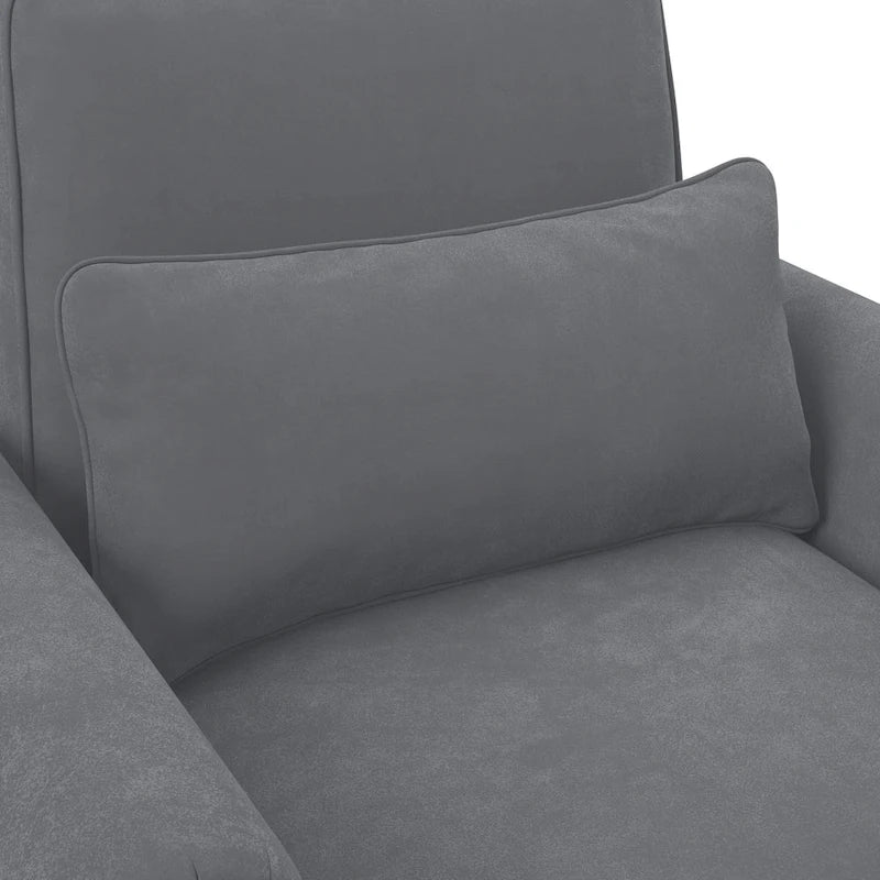 Fauteuil d'appoint de salon avec ottoman
