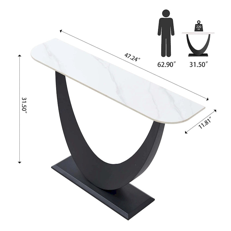 Console d'entrée étroite Tables de canapé