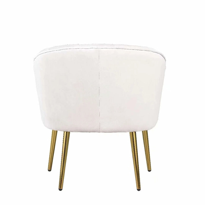 Fauteuil d'appoint en velours - Chaise crapaud