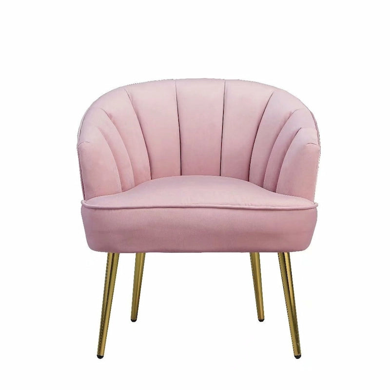 Fauteuil d'appoint en velours - Chaise crapaud