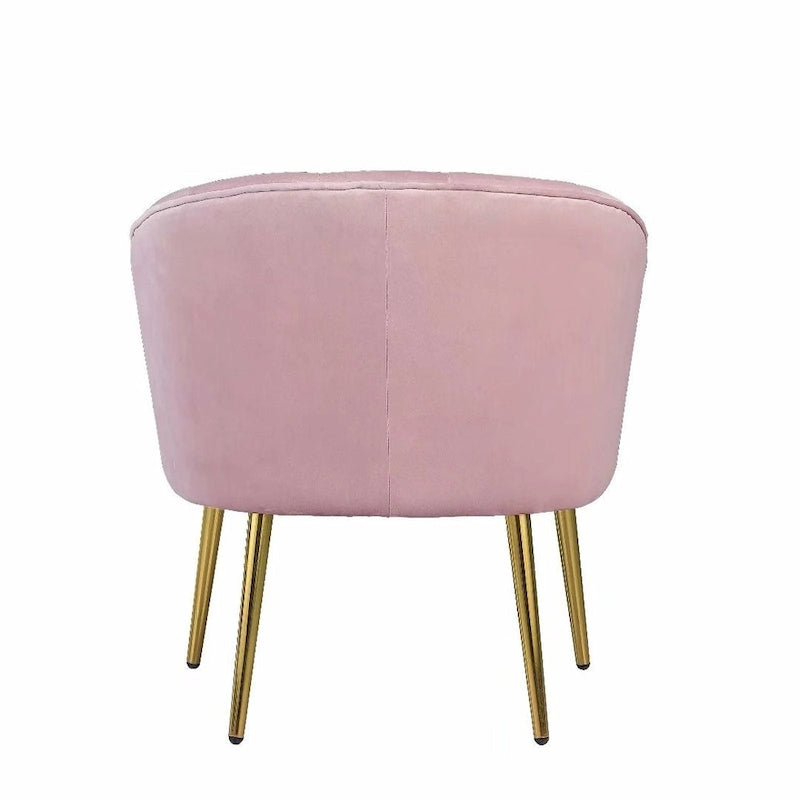 Fauteuil d'appoint en velours - Chaise crapaud