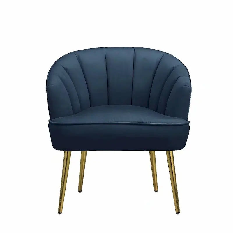 Fauteuil d'appoint en velours - Chaise crapaud