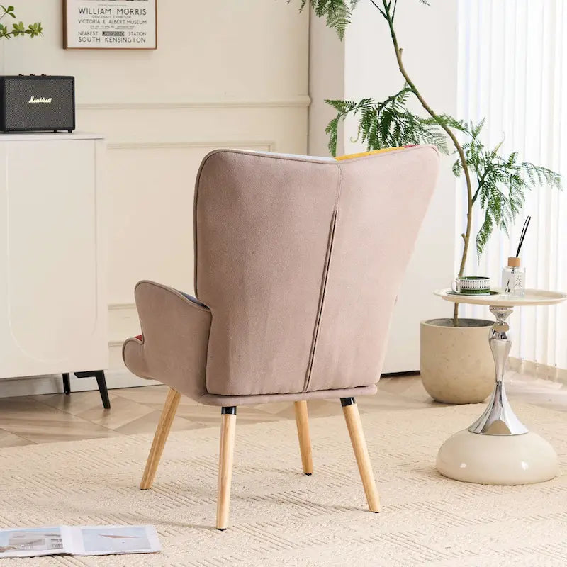 Fauteuil cabriolet d'appoint rembourré