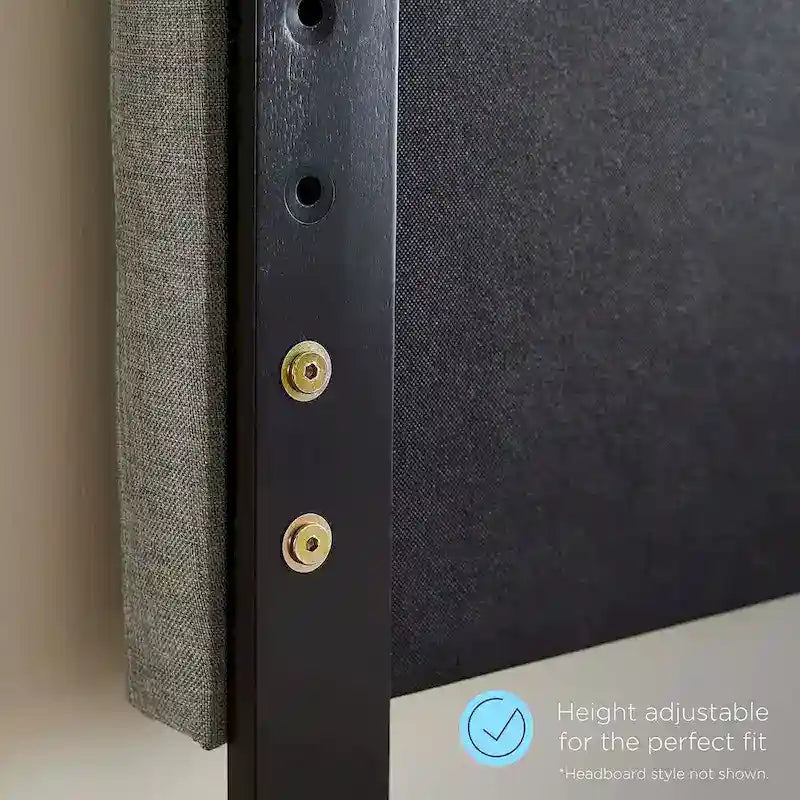 Lit plate-forme de luxe en velours