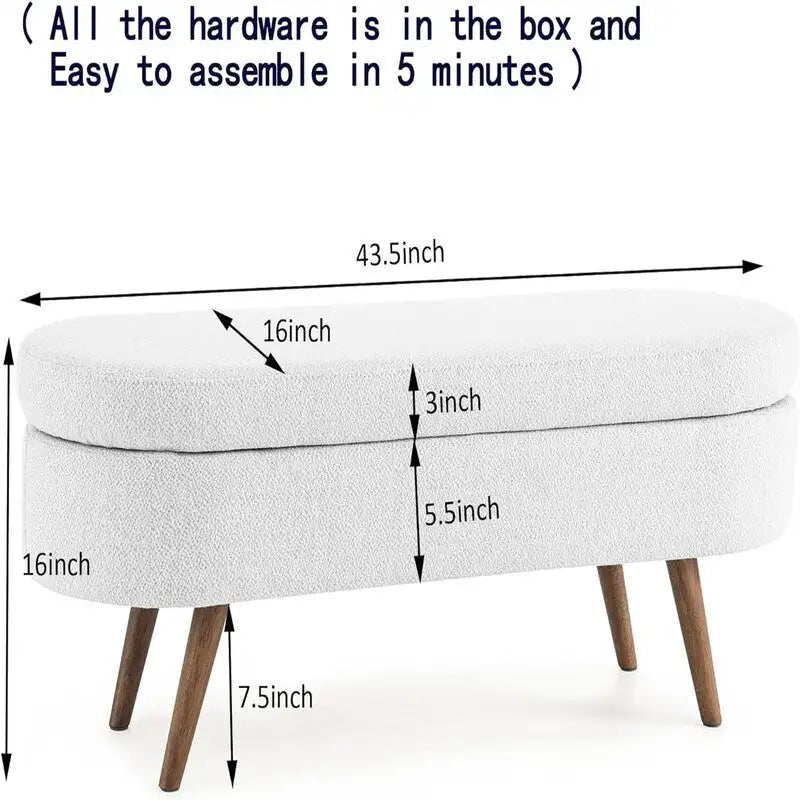 Banc de rangement