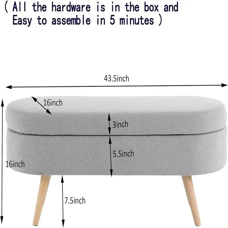Banc de rangement