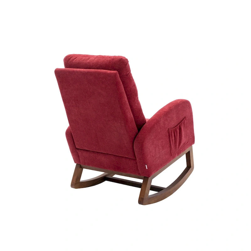 Fauteuil à bascule confortable pour salon