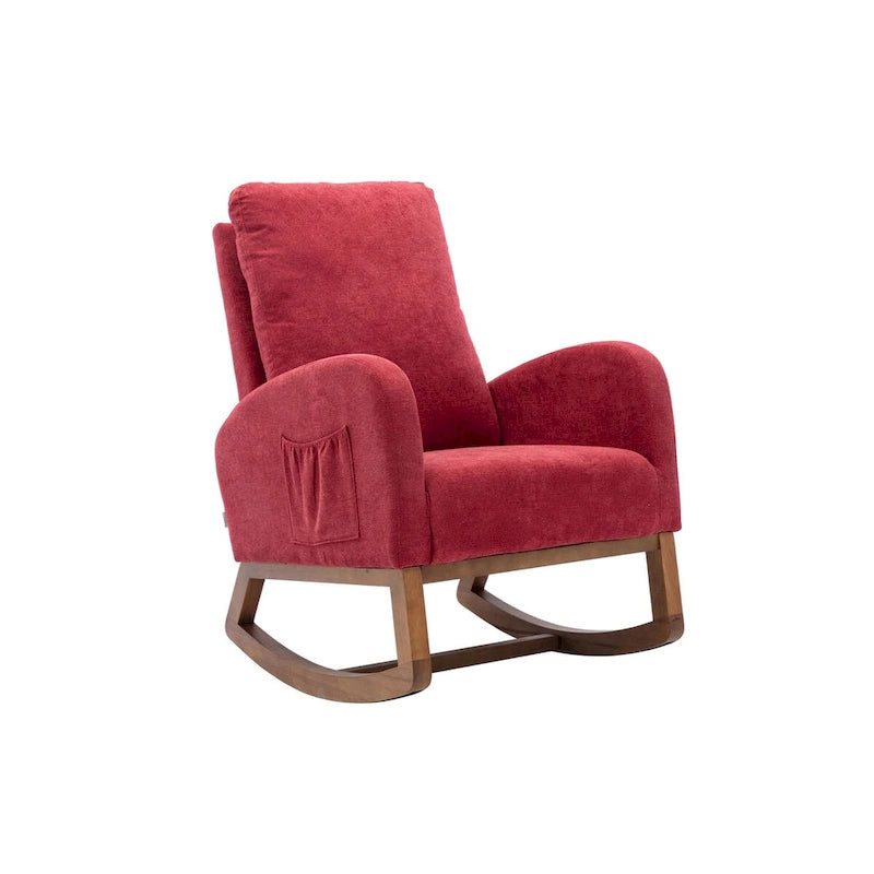 Fauteuil à bascule confortable pour salon