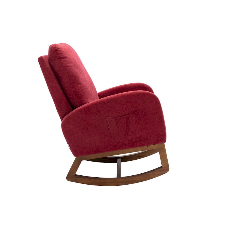 Fauteuil à bascule confortable pour salon