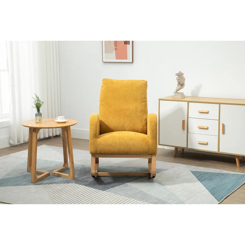 Fauteuil à bascule confortable pour salon