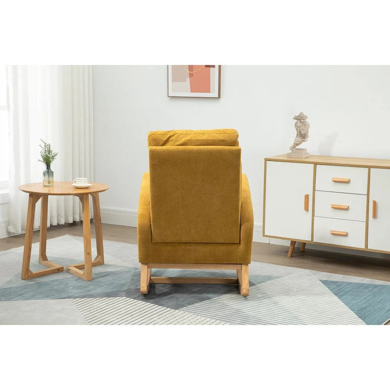 Fauteuil à bascule confortable pour salon