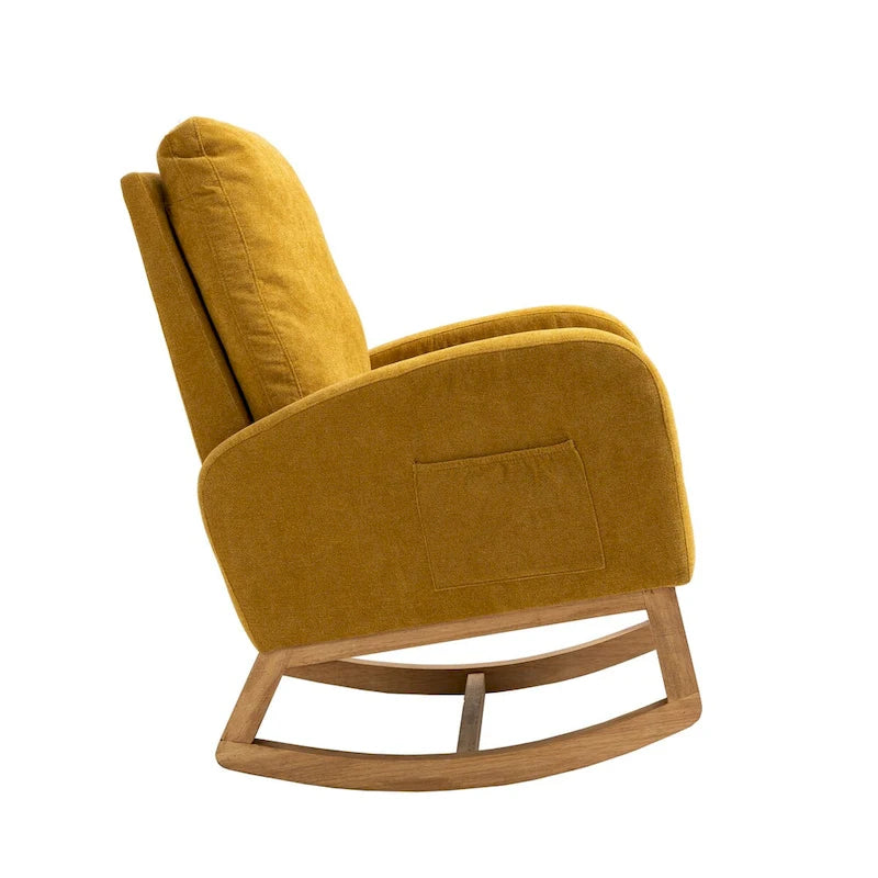 Fauteuil à bascule confortable pour salon