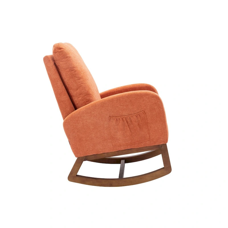 Fauteuil à bascule confortable pour salon