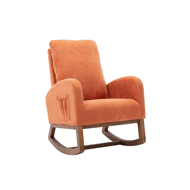 Fauteuil à bascule confortable pour salon