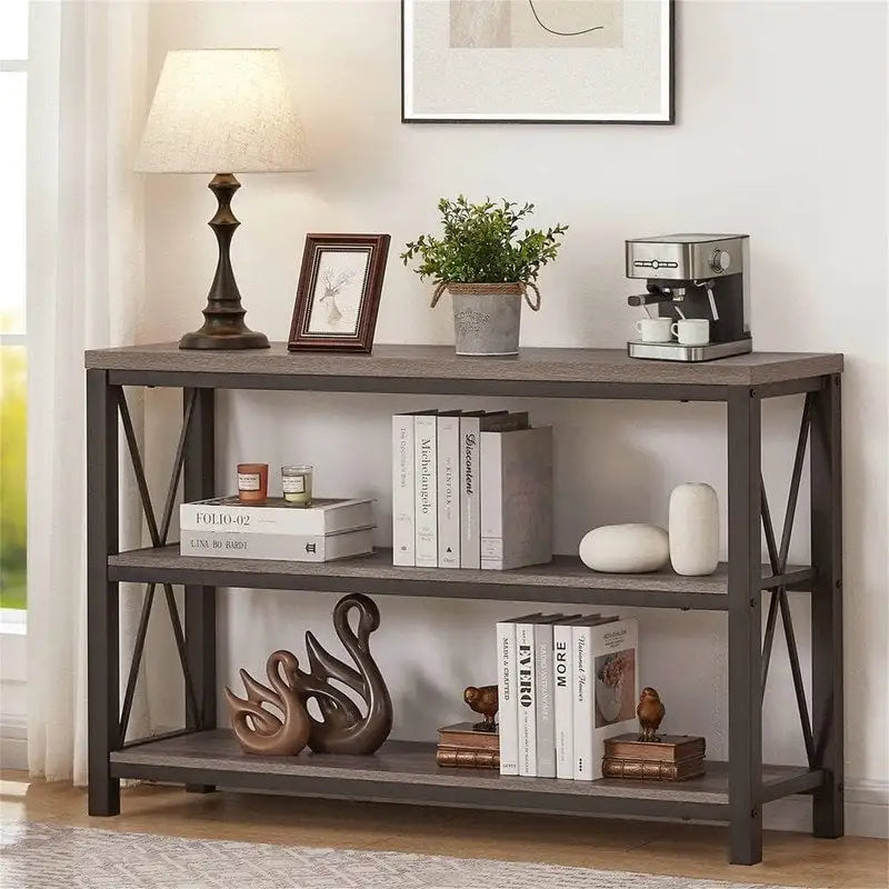 Table console de canapé industrielle