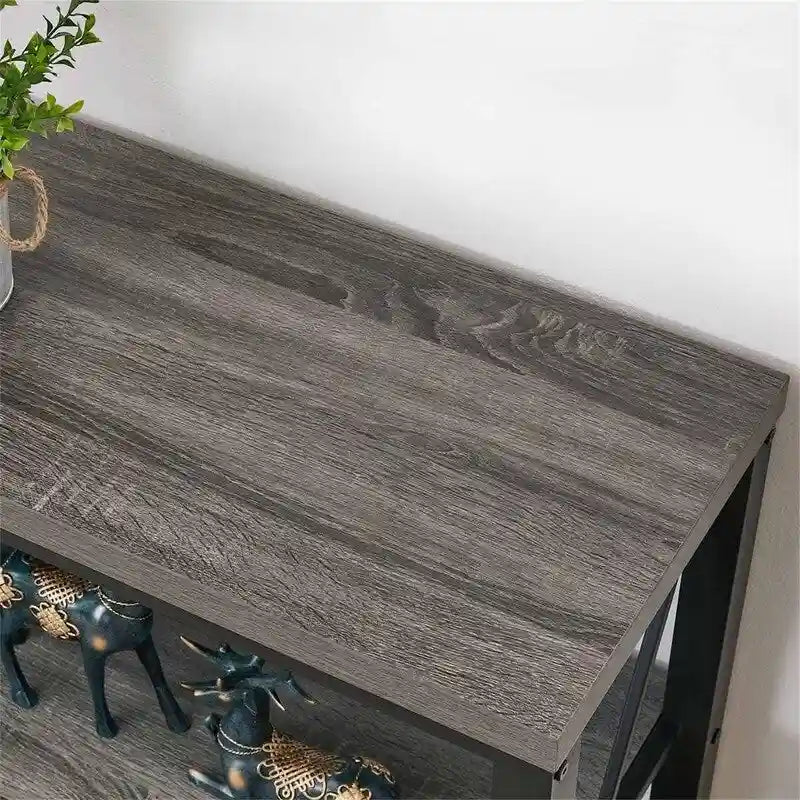 Table console de canapé industrielle