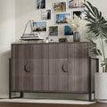 Meuble de rangement Enfilade cannelée Buffet de ferme moderne