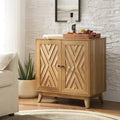 Meuble d'appoint deux portes style Mid-Century