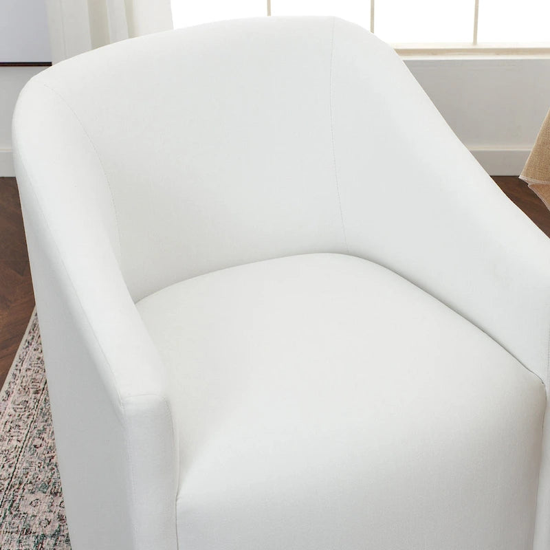 Fauteuil de salle à manger roulant en tissu haute performance