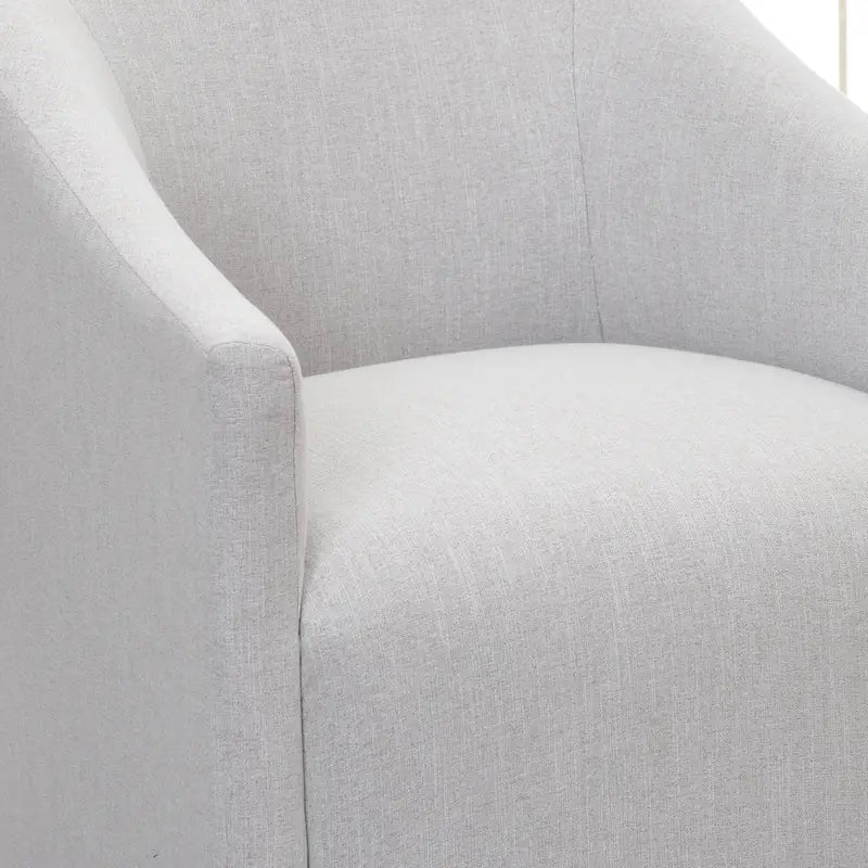 Fauteuil de salle à manger roulant en tissu haute performance