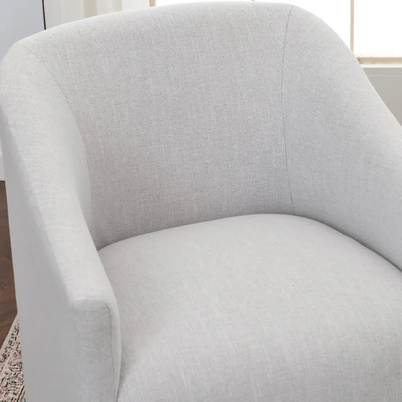 Fauteuil de salle à manger roulant en tissu haute performance