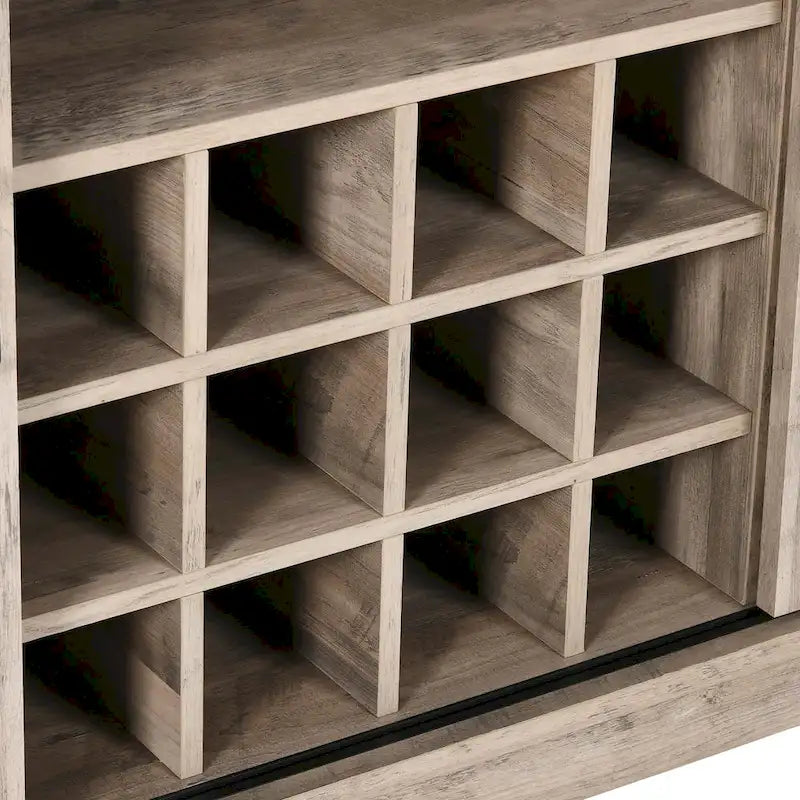 Meuble de bar à café avec casier à vin, buffet de cuisine