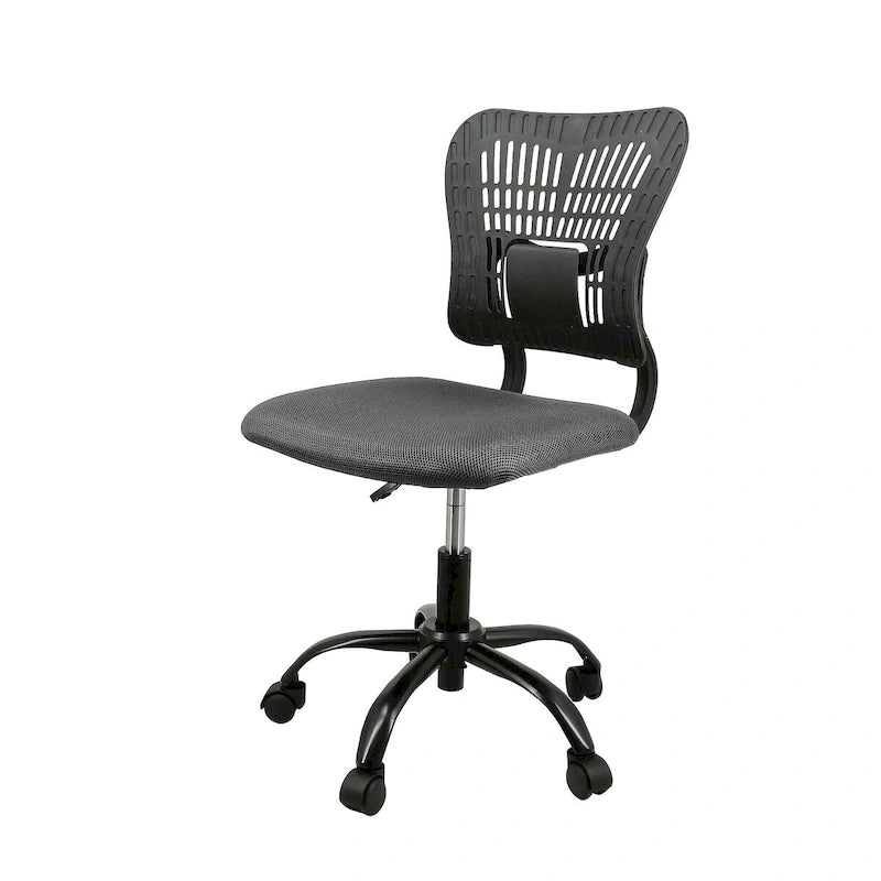 Chaise de bureau sans accoudoirs avec hauteur d'assise réglable