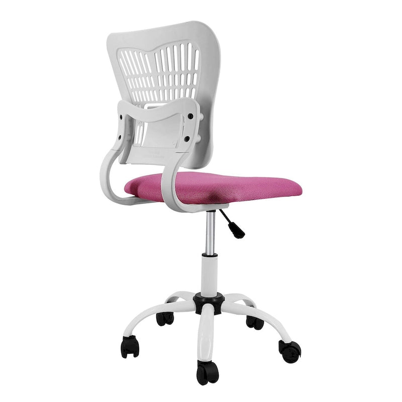 Chaise de bureau sans accoudoirs avec hauteur d'assise réglable