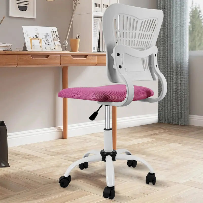 Chaise de bureau sans accoudoirs avec hauteur d'assise réglable