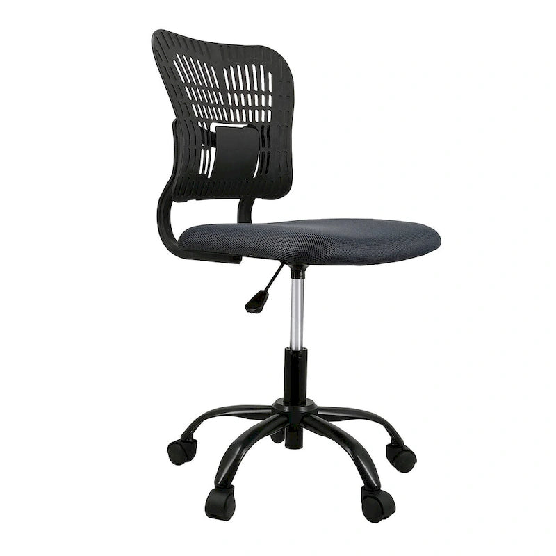 Chaise de bureau sans accoudoirs avec hauteur d'assise réglable